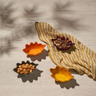 Mini French Oak Leaf Bowls, Set of 4